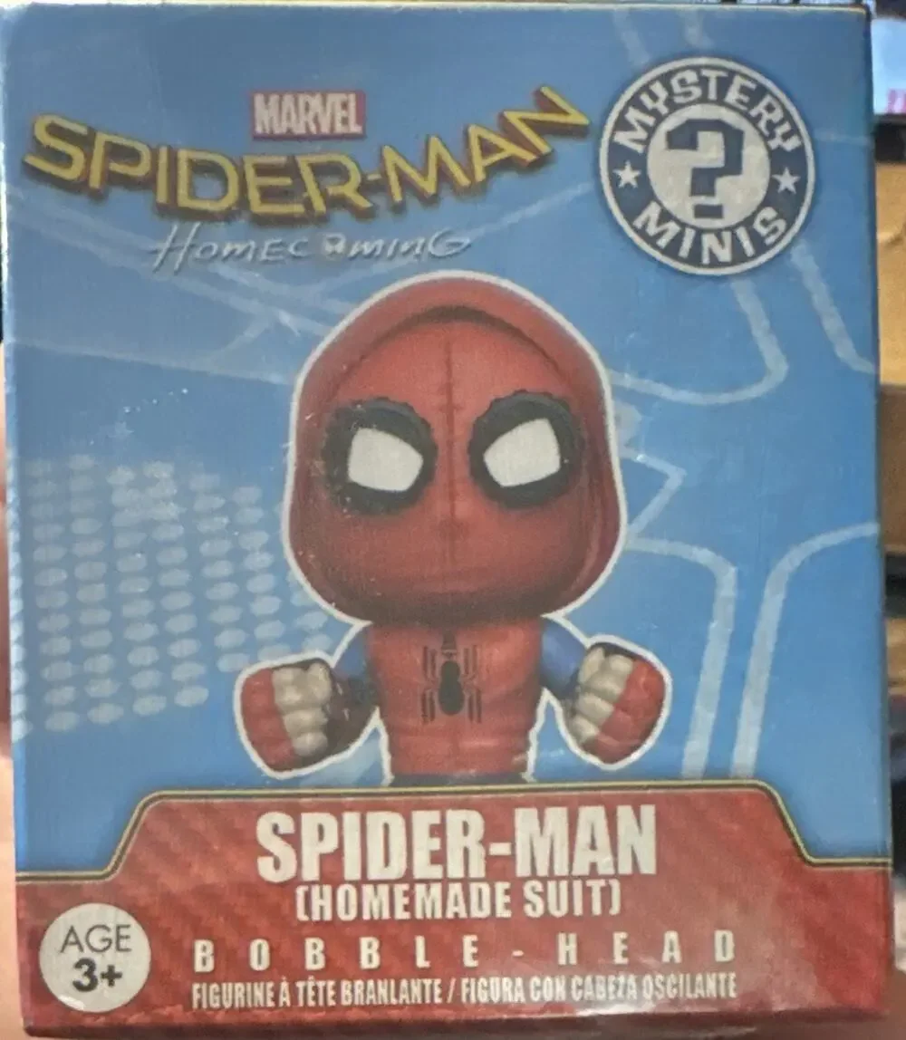 Funko Mystery Minis Spider-Man Homemade Suit Vinyl Bobble-Head MCC Exclusive